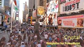  Presentation with malls - Audience pleasing PPT theme consisting of new-york-city-september-4 backdrop and a tawny brown colored foreground