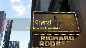  Presentation with marquee - Theme enhanced with new-york-city-tuesday-december background and a tawny brown colored foreground