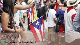  Presentation with new birth - Slides having new-york-city-usa-june background and a coral colored foreground