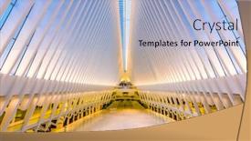  Presentation with world trade center - Beautiful PPT theme featuring new-york-city-usa-october backdrop and a light blue colored foreground