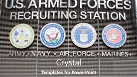  Presentation with recruiting - Theme with new-york-city-usa-september background and a gray colored foreground