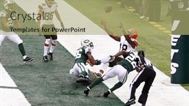  Presentation with safety first - Presentation design enhanced with new-york-dec-22-cleveland background and a mint green colored foreground