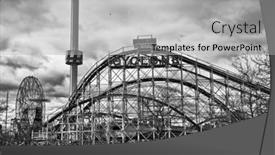  Presentation with coney island - Presentation enhanced with new-york-dec-28 background and a light gray colored foreground