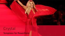  Presentation with truth - Slide set with new-york-feb-12-actress background and a red colored foreground