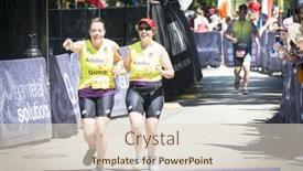  Presentation with finish line - Presentation consisting of new-york-jul-16-2017 background and a lemonade colored foreground