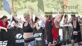  Presentation with finish line - Amazing presentation theme having new-york-jul-24-2016 backdrop and a soft green colored foreground