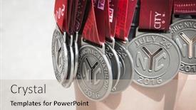  Presentation with triathlon swim bike run - 