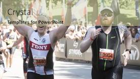  Presentation with finish line - Cool new slide set with new-york-jul-24-2016 backdrop and a mint green colored foreground