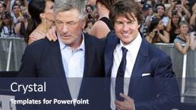  Presentation with mission impossible - PPT theme featuring new-york-jul-27-actors background and a ocean colored foreground