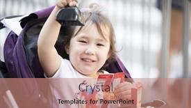  Presentation with running race - Theme consisting of new-york-july-16-2017 background and a coral colored foreground