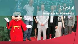  Presentation with apprentice - Cool new slides with new-york-july-6 backdrop and a teal colored foreground