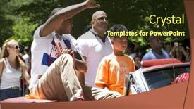  Presentation with avenue - Slide deck enhanced with new-york-june-12-2016 background and a tawny brown colored foreground