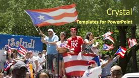  Presentation with avenue - Cool new slide deck with new-york-june-12-2016 backdrop and a tawny brown colored foreground