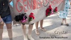  Presentation with trans gender - Amazing presentation theme having fourth dimension series design composed of dimensional fractal structures and numbers as a metaphor on the subject of education math science and technology backdrop and a wine colored foreground