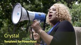  Presentation with moses - Beautiful presentation design featuring new-york-june-22 backdrop and a tawny brown colored foreground