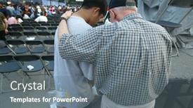  Presentation with corona - Cool new PPT theme with new-york-june-25 backdrop and a gray colored foreground