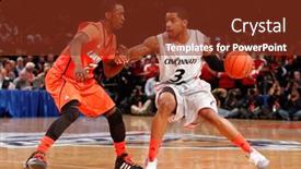  Presentation with garden city - Presentation design consisting of new-york-mar-10-cincinnati background and a tawny brown colored foreground