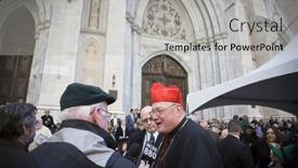  Presentation with cardinal - Colorful theme enhanced with new-york-march-17-2016 backdrop and a light gray colored foreground