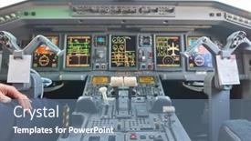  Presentation with aerospace - Presentation theme with new-york-march-22-2016 background and a seafoam green colored foreground