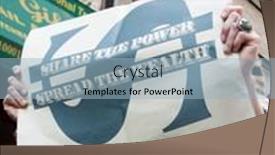  Presentation with spread - Theme consisting of new-york-may-1 background and a light blue colored foreground