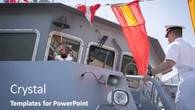  Presentation with naval - Presentation theme enhanced with new-york-may-22-2015 background and a seafoam green colored foreground