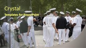  Presentation with military navy - 