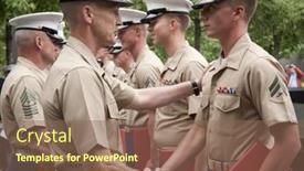  Presentation with promotion - Audience pleasing presentation design consisting of new-york-may-23-2014 backdrop and a violet colored foreground