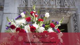  Presentation with fleet - Presentation theme consisting of new-york-may-25-2015 background and a red colored foreground