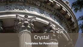  Presentation with memorial service - Beautiful slide set featuring new-york-may-25-2015 backdrop and a gray colored foreground