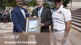  Presentation with memorial service - Colorful presentation design enhanced with new-york-may-25-2015 backdrop and a gray colored foreground