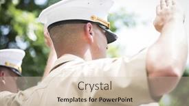  Presentation with marine corps - Amazing slide deck having new-york-may-27-2016 backdrop and a soft green colored foreground