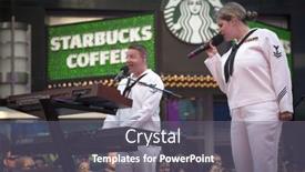  Presentation with military navy - 