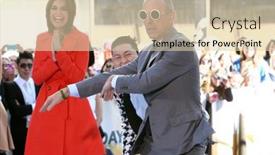  Presentation with rapper - PPT theme with new-york-may-3-korean background and a lemonade colored foreground