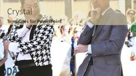  Presentation with rapper - PPT theme featuring new-york-may-3-korean background and a lemonade colored foreground