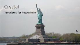  Presentation with dedication - Theme enhanced with new-york-may-7 background and a light gray colored foreground