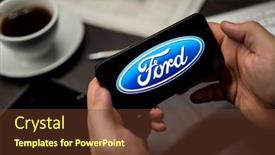  Presentation with ford - Audience pleasing PPT theme consisting of new-york-new-york-usa backdrop and a tawny brown colored foreground