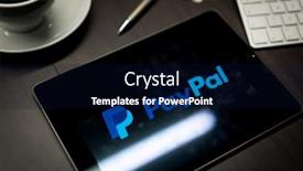  Presentation with ipad - Colorful theme enhanced with new-york-new-york-usa backdrop and a navy blue colored foreground