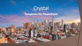  Presentation with manhattan - PPT layouts enhanced with new-york-new-york-usa background and a teal colored foreground