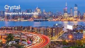  Presentation with new york university - Beautiful PPT theme featuring new york new york usa backdrop and a teal colored foreground