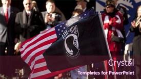  Presentation with pow - Theme having new-york-nov-11-2013 background and a tawny brown colored foreground