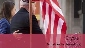  Presentation with veterans day - Beautiful slides featuring new-york-nov-11-2014 backdrop and a red colored foreground