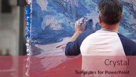  Presentation with veterans day - Theme enhanced with new-york-nov-11-2014 background and a coral colored foreground