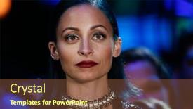  Presentation with stage - Audience pleasing theme consisting of new-york-nov-13-nicole backdrop and a tawny brown colored foreground