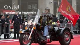  Presentation with harley davidson - Audience pleasing slide set consisting of new-york-nov-25-2015 backdrop and a gray colored foreground