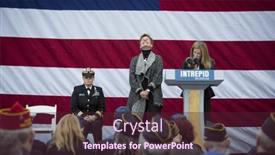  Presentation with veterans day - Audience pleasing presentation theme consisting of new-york-nov-25-2015 backdrop and a wine colored foreground