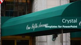  Presentation with art deco - Colorful presentation enhanced with new-york-ny-05-nov backdrop and a ocean colored foreground