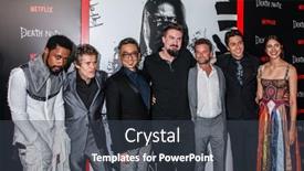  Presentation with lincoln - Beautiful slide deck featuring new-york-ny-august-17 backdrop and a  colored foreground