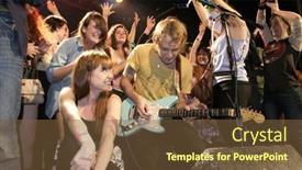  Presentation with deer tick - PPT theme having new-york-ny-oct-22 background and a tawny brown colored foreground