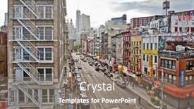  Presentation with new york - Cool new slide deck with new-york-ny-sept-22 backdrop and a gray colored foreground