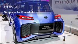  Presentation with press - PPT theme with new-york-ny-usa-april background and a navy blue colored foreground